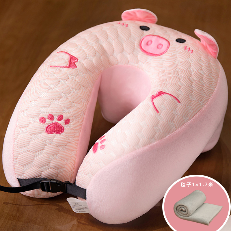 Almohada de Siesta en Forma de U Ergonómica para Oficina y Auto
