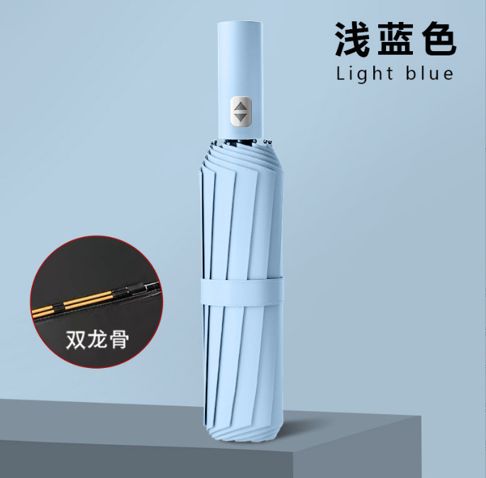 全自动雨伞大号折叠晴雨两用遮阳伞加厚加大防风加固暴雨24骨批发|undefined