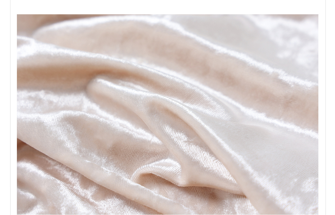 Quần ống rộng nhung lụa kiểu Trung Quốc mới, jacquard màu trơn, phong cách văn nghệ — Màu đen, Màu vàng, Màu hồng, Màu mơ chi tiết 21
