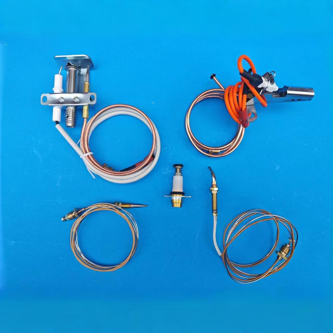 商用煲仔灶韩式灶低汤灶熄火保护热电偶感应针传感器熄火保护配件