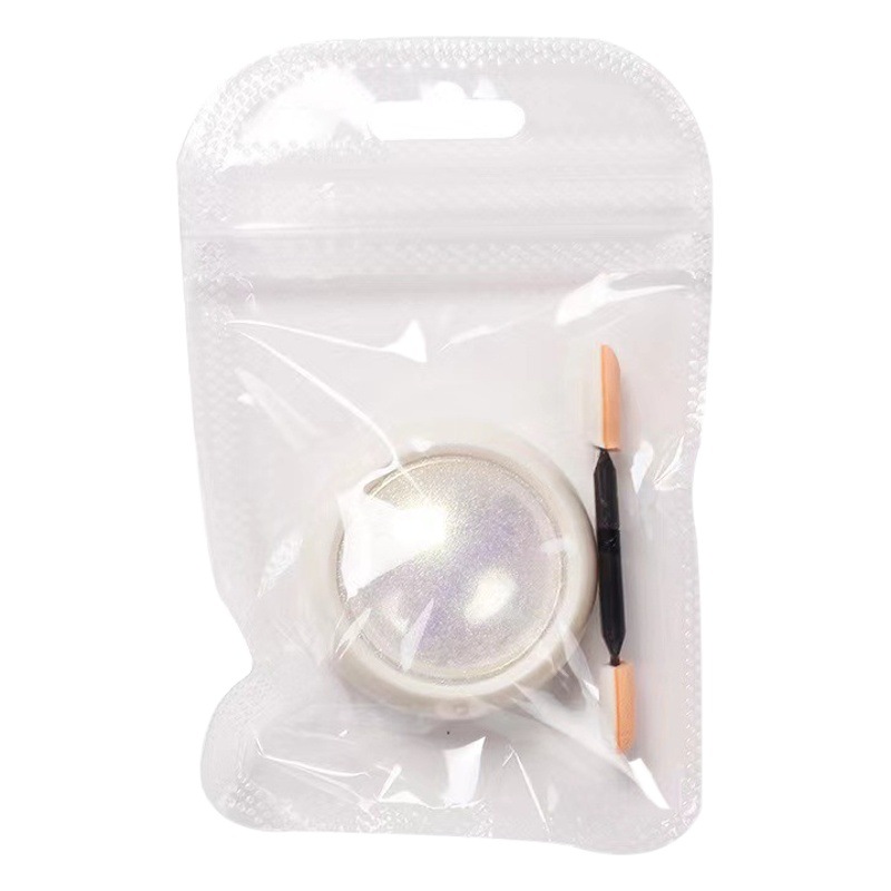 Transfronterizo nueva celebridad en línea sólido Moonlight Aurora polvo Super Flash espejo harina hielo transparente espejo mágico polvo de uñas polarizado brillo polvo