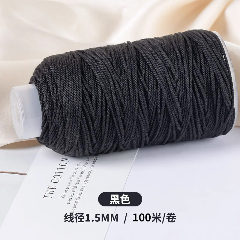 卸売チベット手こね綿ロープ大ロール暗号化菩提文遊び糸ブレスレットブレスレット編みロープ手こね綿糸編みロープ|undefined