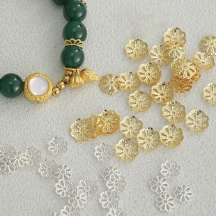 6/8/10mm�߱�ɫ�~14k������y�U�ջ���ɢ�鴮��diy�����������