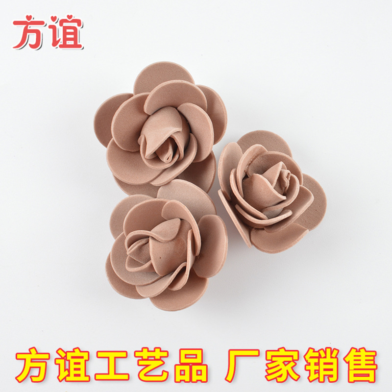 Día de San Valentín ramo de embalaje material DIY PE simulación rosa al por mayor 3,5 CMPE espuma flor rosa