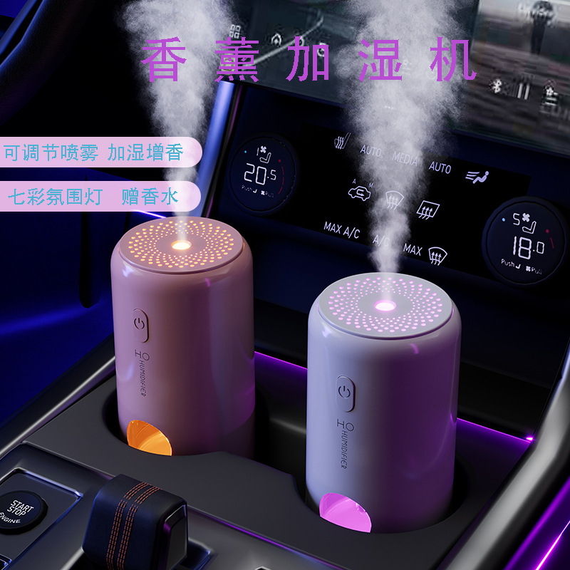 New Humidifier Desktop Portable Atomizer Large Mist Volume Car Atmosphere Usb-C Small Air Humidifier for Bedroom
