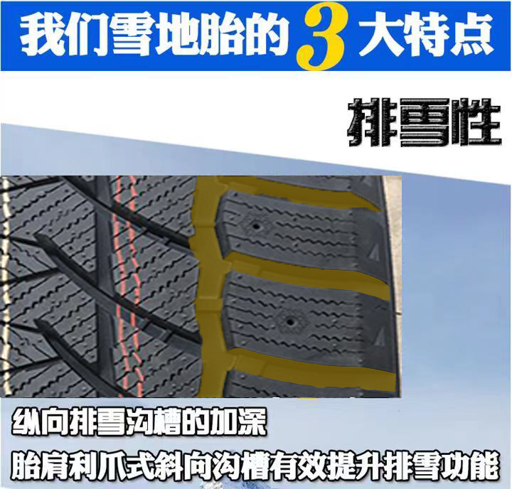 Venom Studded Snow Tires 315 285 265 235/70R17 Winter Anti-Skid 35X12.5R18R20