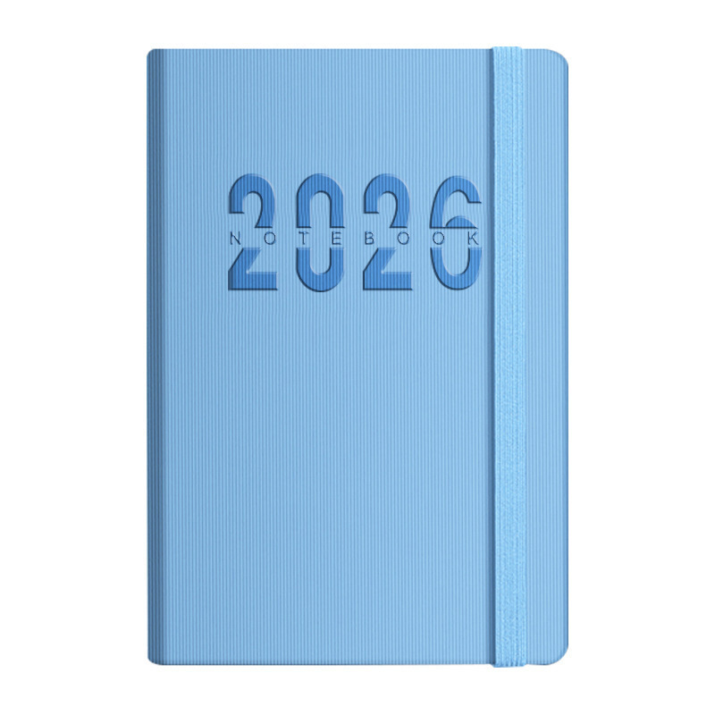 2026年スケジュール本全英語365日毎日計画本一日一ページメモ帳時間管理ノート