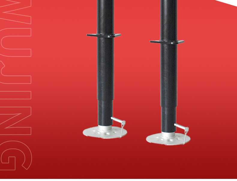 Top-Of-The-Line Trailer 0kg with Detachable Yacht and Rv Repair Support Legs, Wheel Base Plate, 2000Lbs Support Frame