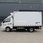 出口纯电动新能源 小型蓝牌面包冷藏车 鲜果蔬菜冻货热门产品