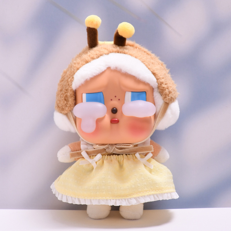 ただの子供服】泣く子供の涙の工場はゴムの顔の人形をごまかします。