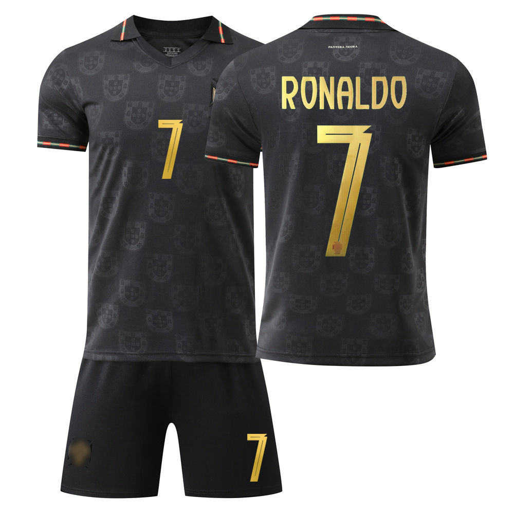 2026 Portugal Camiseta en casa y fuera Camiseta de fútbol infantil No. 7 Ronaldo 8B tarifa infantil adulto transfronterizo