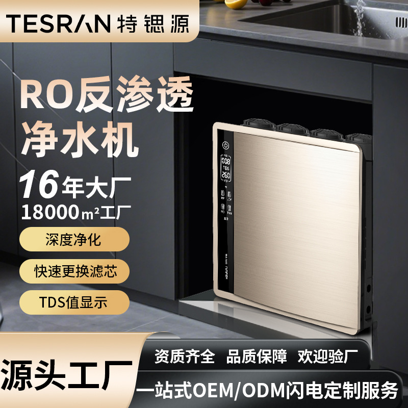 Household Small Appliances Water Purifier Direct Drinking Household Ro Reverse Osmosis Pure Water Machine Kitchen Tap Water Filter Water Purifier