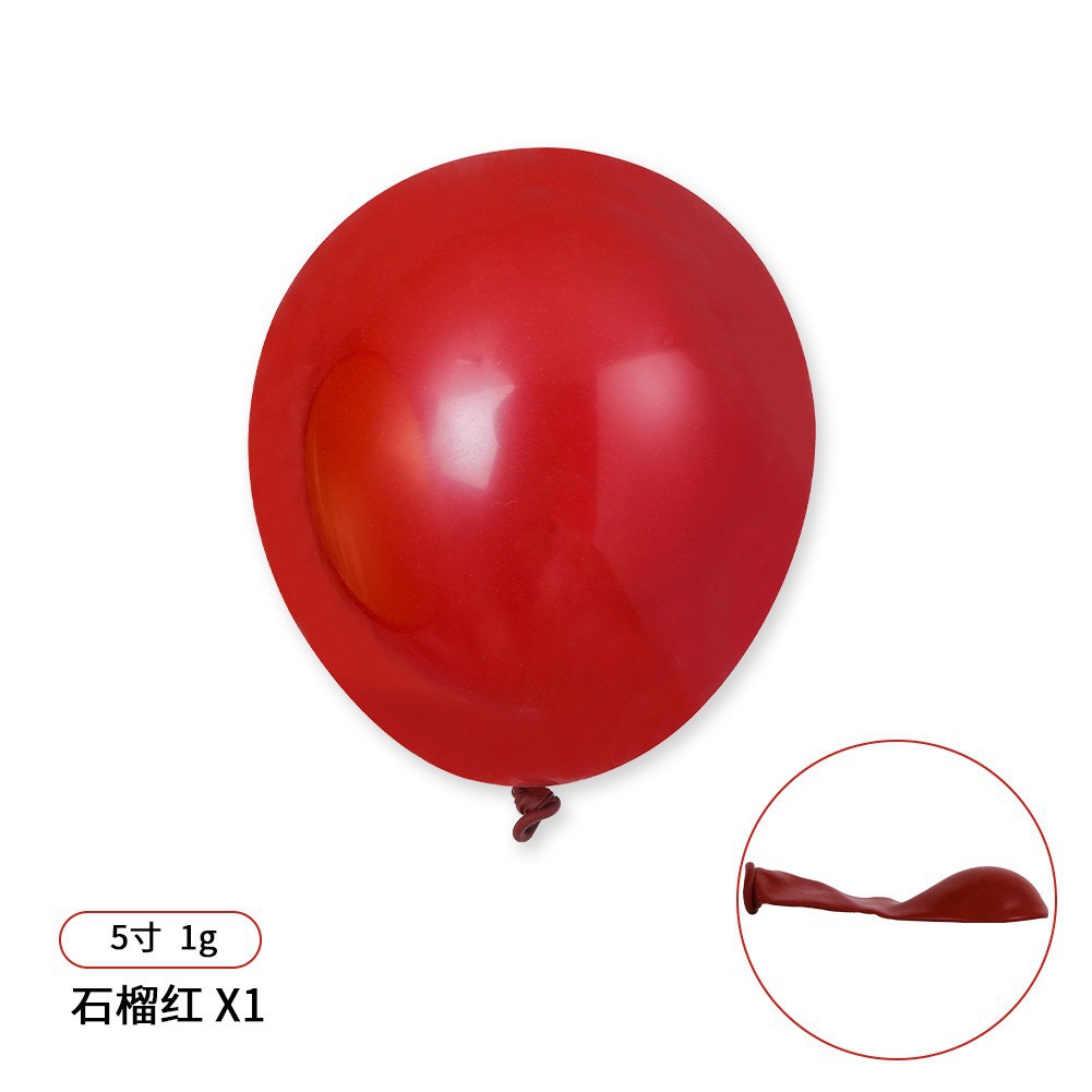 Round Matte 5-inch Granada roja 200/1 Pack