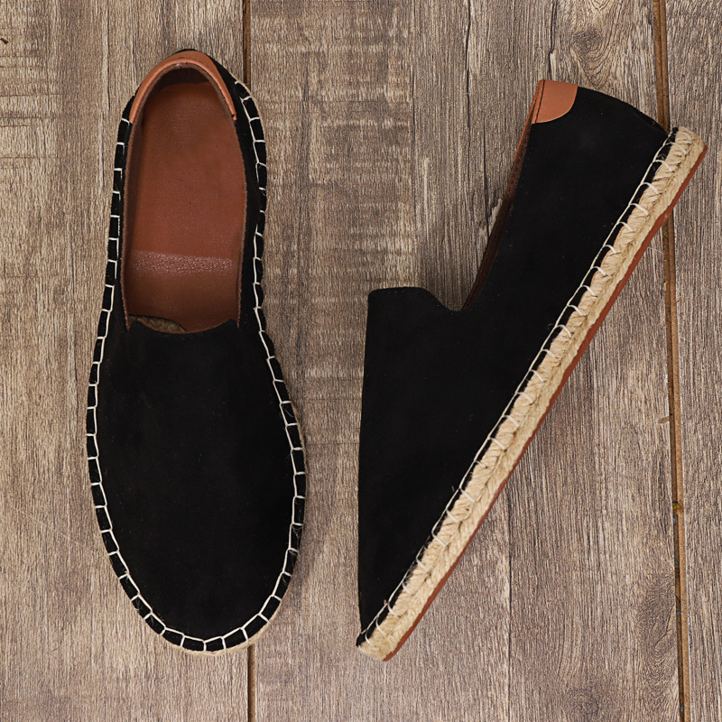 Kişi üçün kətan toxunma loafer ayaqqabı
