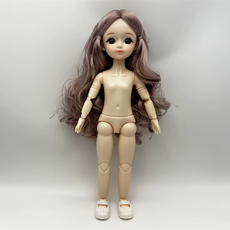 Snow Lily 30 см 6-Point BJD кукла с 20 суставами, настоящие глаза и макияж, варианты головы/тела