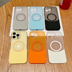 撞色拼接磁吸二合一适用苹果17/16手机壳极简14磨砂iPhone15pro13