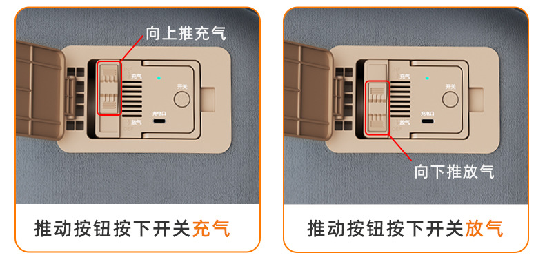 Uncle Snail Car Inflatable Bed Double-sided Oxford Cloth Travel Bed Rear Exhaust Cushion Self-driving Travel Mattress Portable Foldable