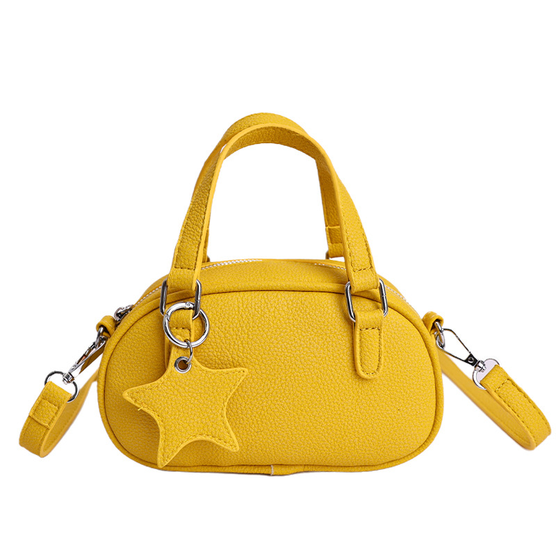 Niche Design Bowling Bag For Women, Cute 2026 New Retro Handbag, Single Shoulder Crossbody Boston Bag - Thumbnail 7