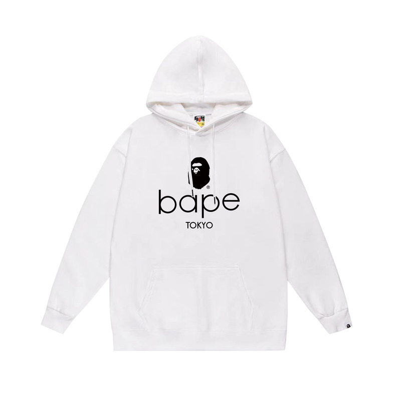 BAPE猿の頭の潮のブランドの片面のプリントは帽子の衛衣の秋冬の新型のヒップホップの潮流の男女の同項の純綿になります。|undefined