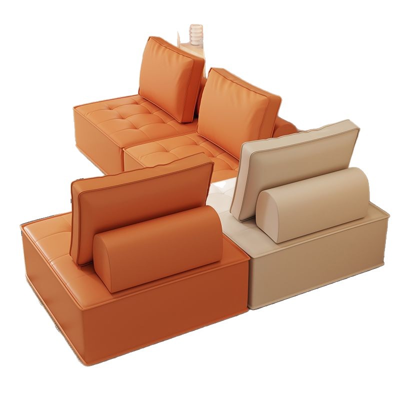 Bloqueo de tofu pequeño tipo de casa de alquiler dormitorio tatami estilo japonés una sola persona red red casual sofá de tela de tela de tela combinado