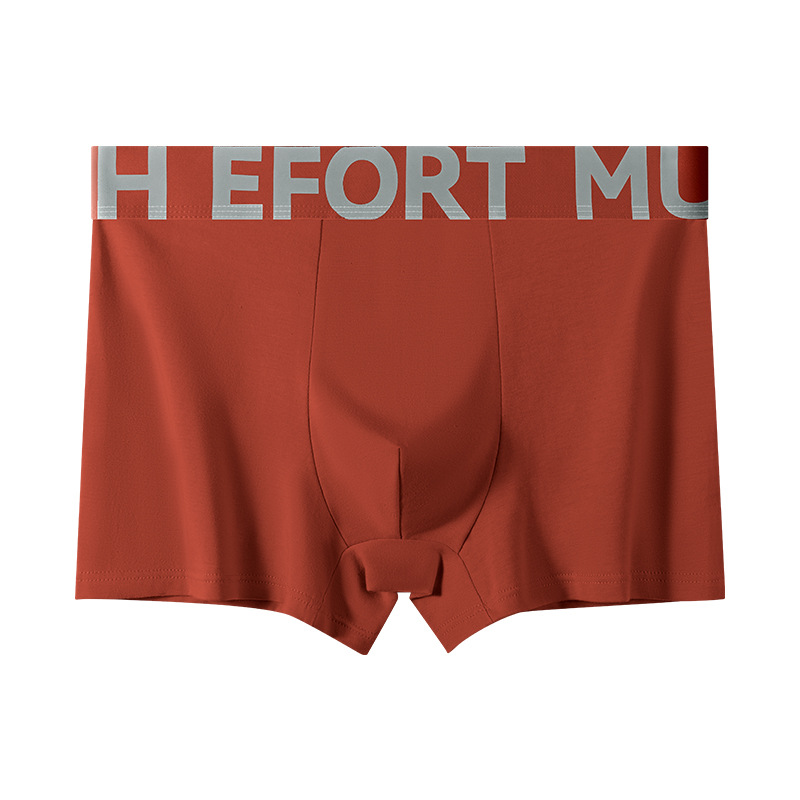 Nuevo algodón para hombres 7A algodón antibacteriano Cordyceps entrepierna tendencia letras cómodas pantalones transpirables al por mayor