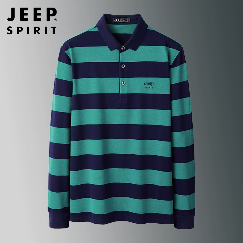 JEEP SPIRIT поло с длинным рукавом, сорочка, футболка