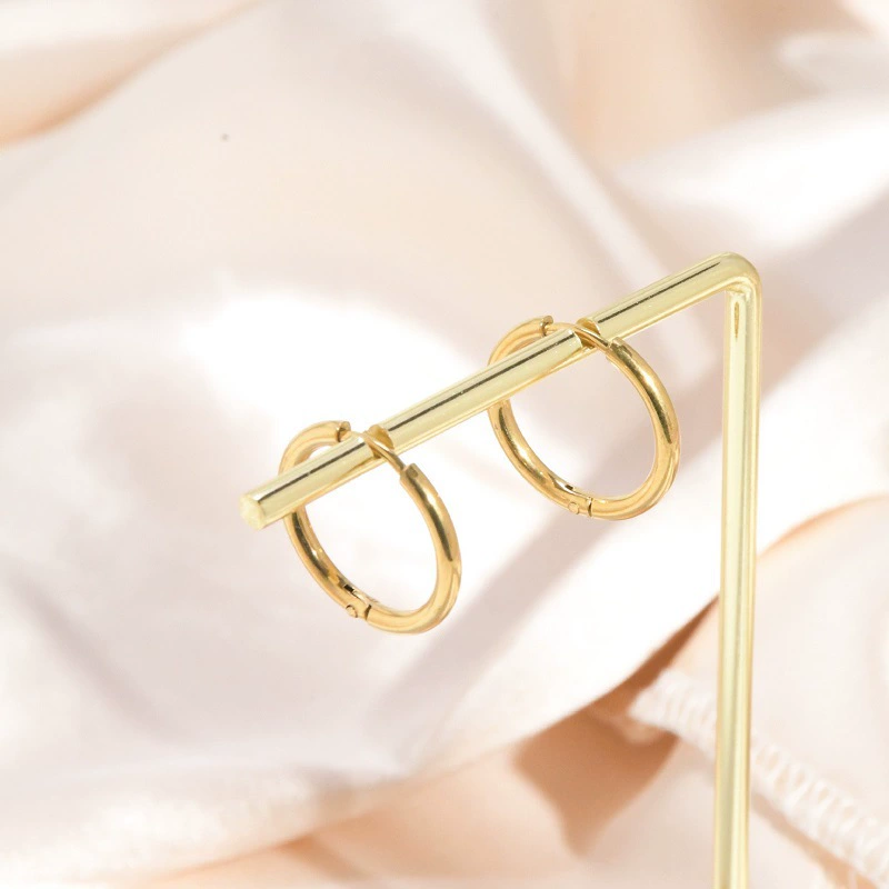 Classic earrings stainless steel, 2.5mm, Amazon