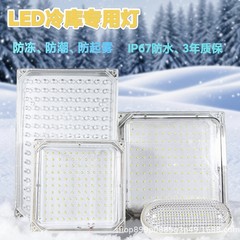 智控LED冷库专用灯15W-100W（307新）防水防冻防潮椭圆 方形智控