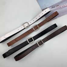 女士皮带女简约百搭牛仔裤腰带ins风 韩版休闲金属扣学生腰带现货