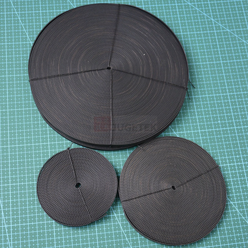 橡胶皮带 GT2-6开口玻璃纤维增强同步带 6mm带宽圆弧齿 齿距2mm