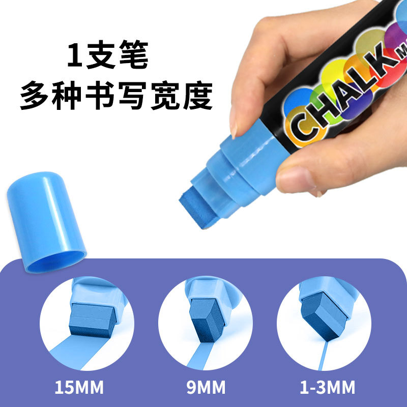 Placa fluorescente LED Somic Pluma especial 15mm Publicidad Tavern Póster Pluma borrable Graffiti Marcador Líquido Tiza