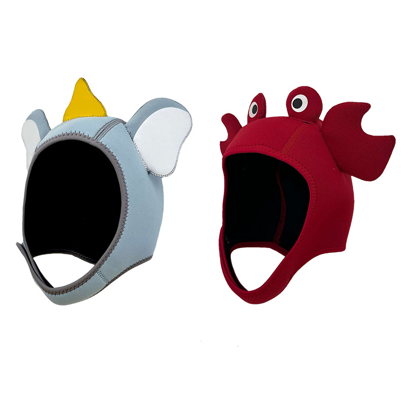 Bat Fox Unicorn Sphinx Diving Hat Cartoon Cute Animal Snorkeling Swimming Deep Diving Warm Headgear