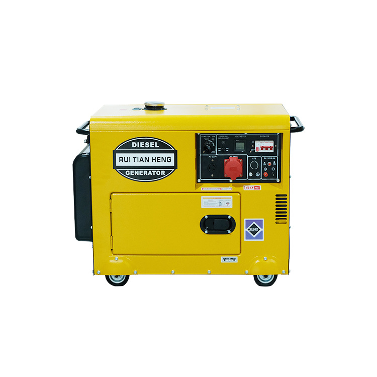 Venta directa de fábrica 3-5KW silencioso generador diesel portátil de bajo ruido fuente de alimentación de emergencia doméstica
