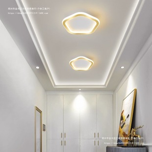 Light Luxury Internet Famous Entry Nordic Style Kitchen and Bathroom Corridor Aisle Entrance Lamp LED Ceiling Lamp Balcony Cloakroom Lamps