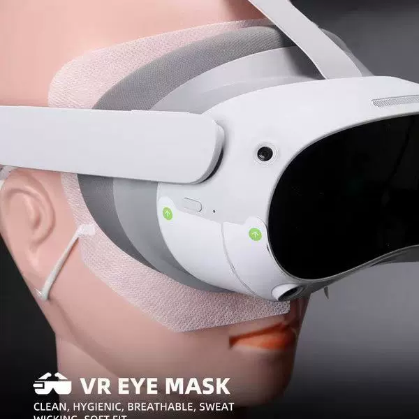 VR防护眼罩护眼仪一次性隔离vr眼镜通用款无纺布吸汗透气卫生眼罩