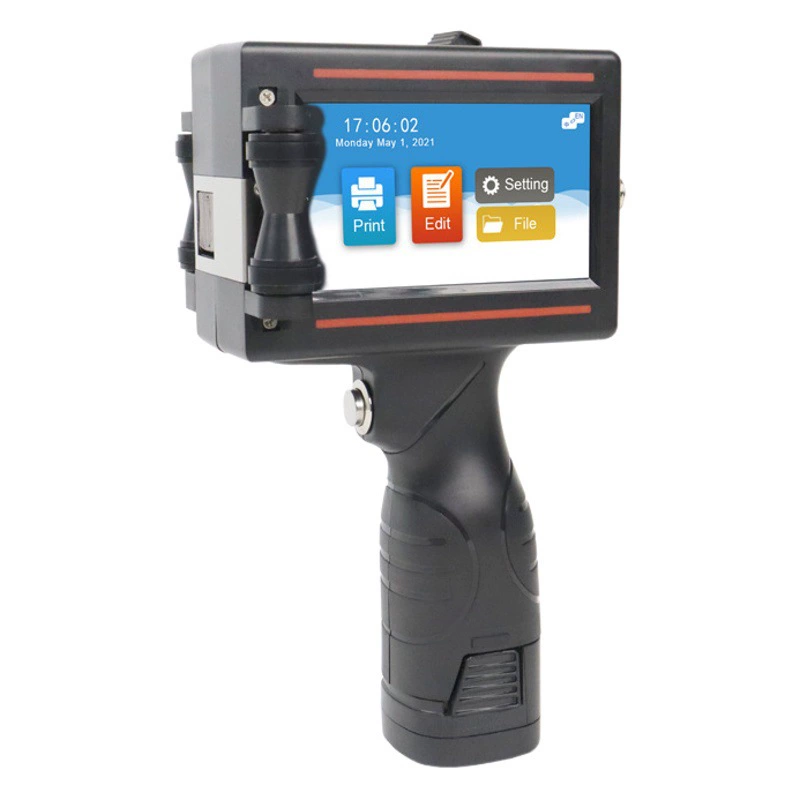 Автоматический ручной струйный принтер D10 для упаковки пищевых продуктов (пакеты, бутылки), датер для серийного производства, кодировочная машина для нанесения логотипов, портативный