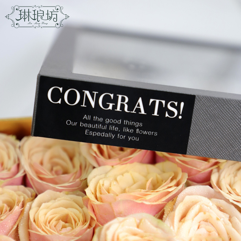 Floral adhesivo ramo decorativo material de papel flor tienda floral adhesivo directo de fábrica 50 piezas