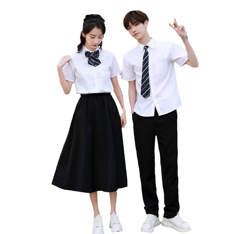 クラス制服 学院風 夏服セット 高校制服 中学生男女兼用 演奏会衣装 清新で甘いスタイル|undefined