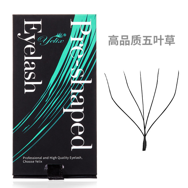 Fábrica de pestañas florecientes 5D, pestañas falsas naturales, 0.07c mezcladas, densas pestañas de injerto de tangerina