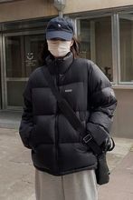 羽绒服女短款2025年新款韩版面包服显瘦情侣潮加厚白鸭绒外套冬季