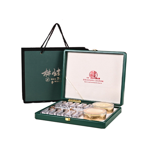 Green Tree Frog Oil Gift Box Empty Box Snow Frog Oil Toad Oil Wooden Gift Box Gift Packaging Wholesale