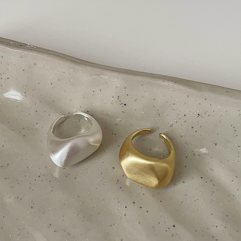 Designer Stacking Rings Gold And Silver Layered Band Set_voghion.com