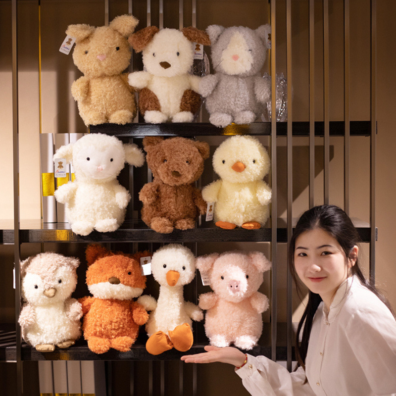 jellycat英国Little卷毛小动物系列公仔抓机娃娃婚礼抛洒毛绒玩具|undefined