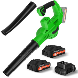 Cross-border lithium-electric hair dryer, high-power industrial blower, small wireless handheld powerful leaf blower for soot blowing