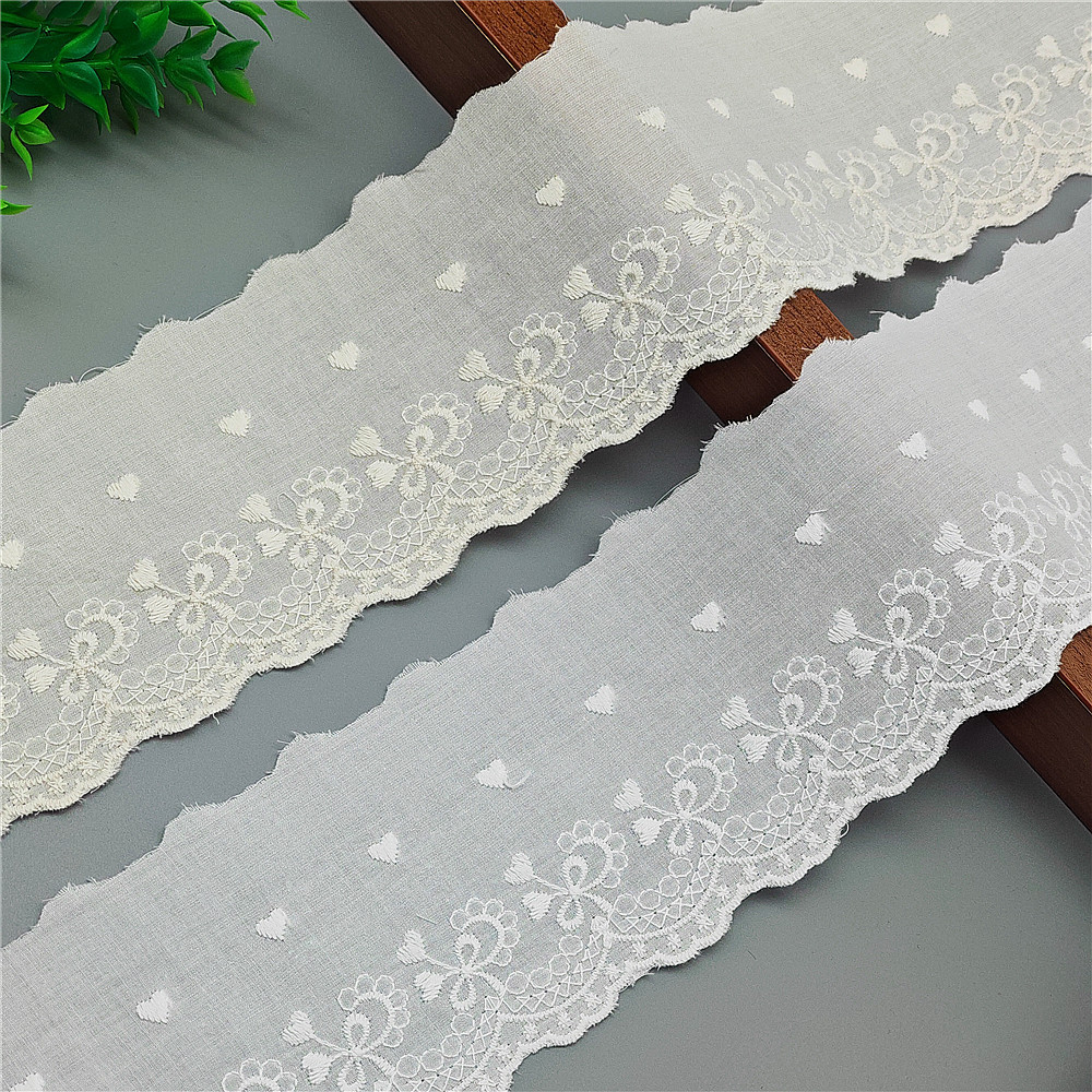 8cm 저렴한 나비넥타이 면 레이스 장식 액세서리 DIY 로리타 드레스 스커트 장식 4종 세트