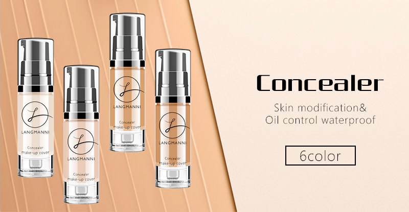 langmanni Foundation Concealer is not easy to smudge and BB cream is available in 6 colors Specification drawing