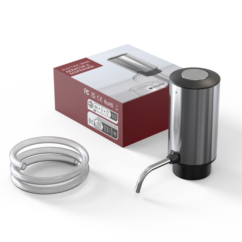 Admite el dispositivo de cocina transfronterizo LOGO OEM, decantador rápido inteligente anti-goteo, decantador eléctrico de vino tinto