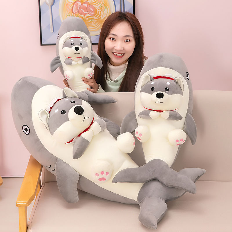 Shark Bee Shark Dog Doll Shark Doll Dog Stuffed Toy Rag Doll Silly Sculpture Male and Female Birthday Gift Funny Shark Bee Shark Dog Doll Shark Doll Dog Stuffed Toy Rag Doll Silly Sculpture Male and Female Birthday Gift Funny