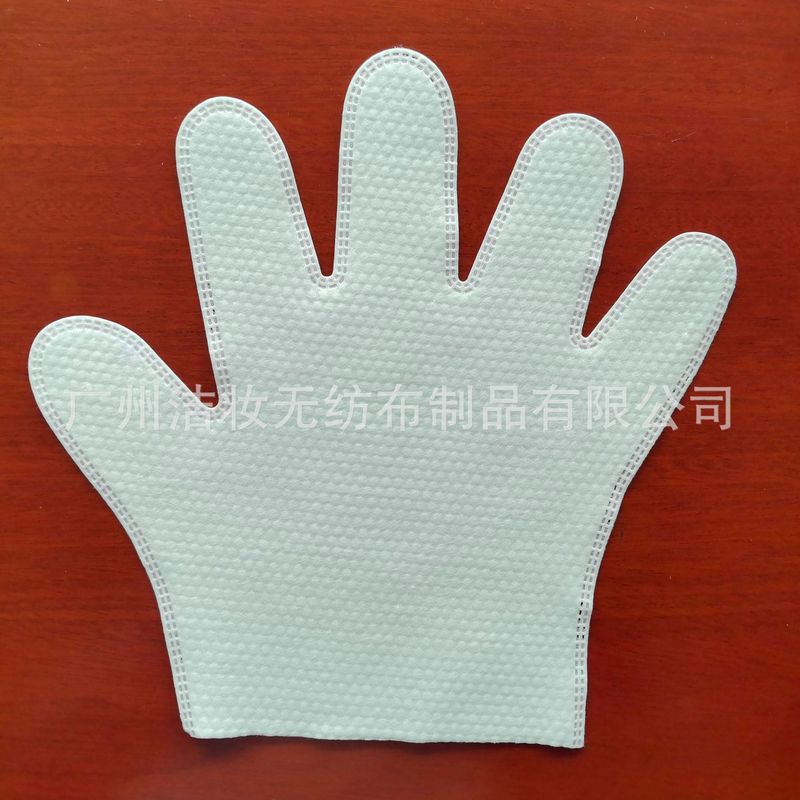 现货无纺布手套一次性宠物清洁五指手套家务静电除尘宠物清洁手套|undefined