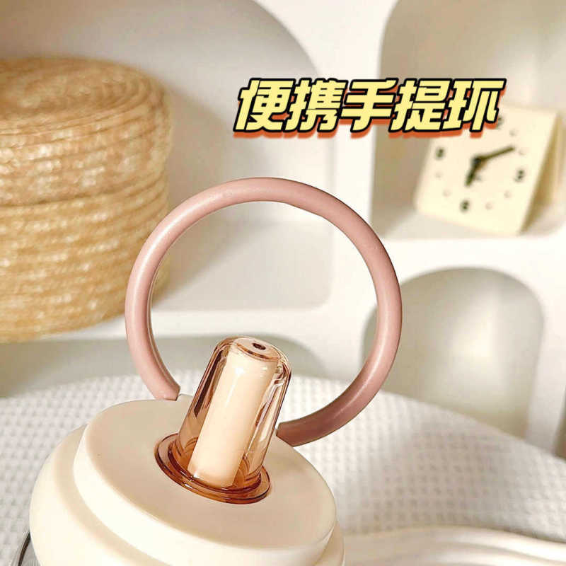 ガラス水コップ大容量高颜値女子耐熱透明シンプル耐高温携帯夏高颜値女子|undefined